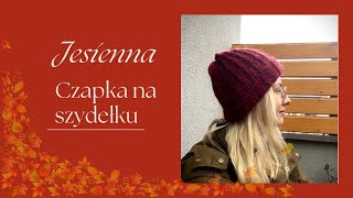 Jesienna czapka na szydełku dla początkujących 🧶 [upl. by Olivette]