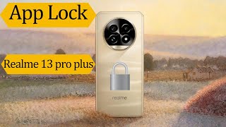 How to lock apps in Realme 13 pro plus 5gRealme 13 pro plus me app lock kaise kareapp lock setting [upl. by Sseb]