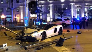 My Aventador Crashed into a Police Car [upl. by Enniotna]