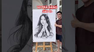 Vẽ người có nhiều follow nhất Việt Nam tradang vẽ vetranh art [upl. by Holna]