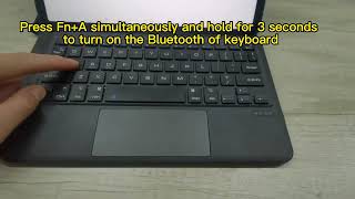 DUX DUCISTK Series Keyboard Bluetooth Pairing [upl. by Bonns975]