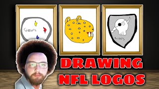 Drawing NFL Logos Completely From Memory AFC [upl. by Aehsel]