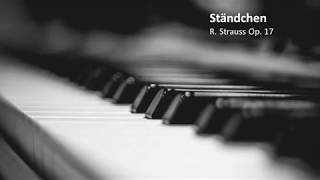 quotStändchenquot  R Strauss Op17 Piano Accompaniment [upl. by Sredna504]