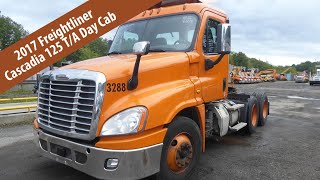 2017 Freightliner Cascadia 125 Tandem Axle Day Cab Tractor  TRO 0915237 [upl. by Abel]