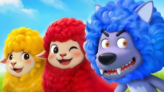 Baa Baa Colorful Sheep  Learn Colors Song  Farm Animals  Kids Songs amp Nursery Rhymes  BabyBus [upl. by Enyrehtak]