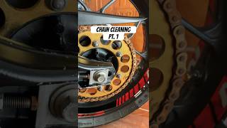 Chain cleaning  Koby chain cleaner set  Mt15 🔥 motorcycle mt15 mt15modified viralshort [upl. by Tichon]