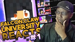 Rhys VA Reacts to FC University  Episode 1 aphmau mystreet pdh minecraft reaction falconclaw [upl. by Maltz]