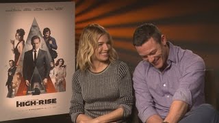 HIGHRISE Sienna Miller and Luke Evans tell us all about Tom Hiddleston [upl. by Gilead355]