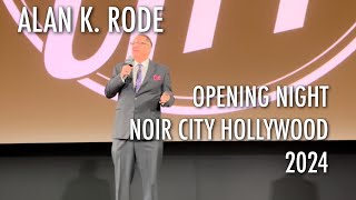 Alan K Rode at the 2024 Noir City Hollywood Film Festival [upl. by Arluene]