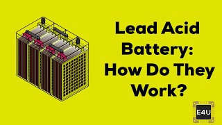 Lead Acid Battery How Do They Work  Working Animation  Electrical4U [upl. by Assirak]