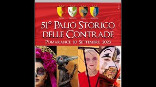 51° Palio Storico Delle Contrade Pomarance 2023 [upl. by Modeerf]