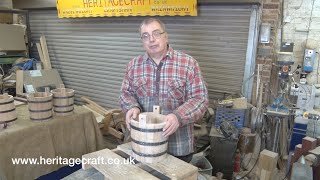 How to make a Medieval Wooden Bucket [upl. by Nyad]