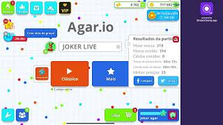 🔴AGARIO MOBILE LIVE🔴 SERVER SA EAST 1 JOKERAGARIO [upl. by Arber]