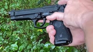 Demonstration of Function and operation Beretta 92 Double Action to Single Action [upl. by Rehctaht706]