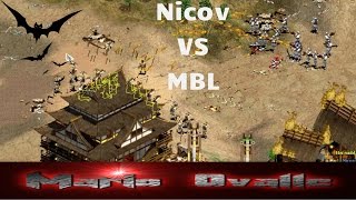 TREMENDA CÁTEDRA CON CHINOS NICOV VS MBL AGE OF EMPIRES 2 [upl. by Adali]