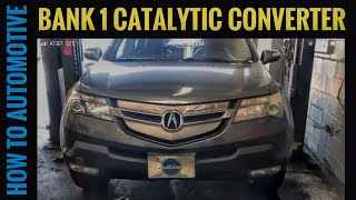 How To Replace The Bank 1 Catalytic Converter On A 20072013 Acura Mdx [upl. by Aihsened]