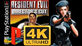 Resident evil Directors Cut PS1 4K  SANYO CRT SHADERS [upl. by Serles]