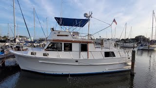 SOLD JUNE 23  Tour 1988 Monk 36  Great Loop Boat For Sale  Captain Chris Knapp  Pendergrass [upl. by Pliam556]