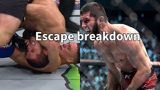 Islam Makachev DANGEROUS Submission Escape Breakdown [upl. by Edgar336]