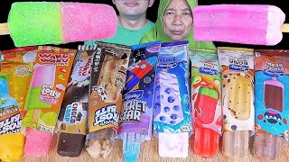 MUKBANG Es Krim JOYDAY vs GLICO WINGS  Choco Berry  BOBA MILK TEA  ice jelly  CHOCO LOOP [upl. by Mcferren]