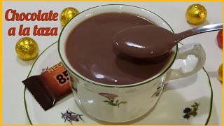 TE APETECE UN CHOCOLATE A LA TAZA CASERO Y BIEN CALENTITO EN 5 MINUTOS LO TENDRÁS PREPARADO [upl. by Enial]