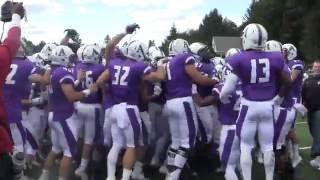 Amherst Football vs Hamilton Highlights Sept 24 2016 [upl. by Lechner945]