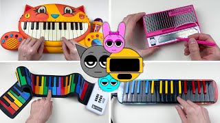 Sprunki Themes on cool different instruments [upl. by Eelyak207]