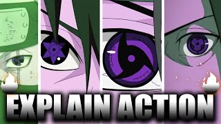 All Mangekyou Sharingan awakening Indra Madara Obito amp Kakashi Itachi Sasuke Explanation [upl. by Nodnnarb]