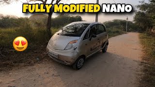 MY FULLY MODIFIED TATA NANO LX 🔥 [upl. by Aikas]