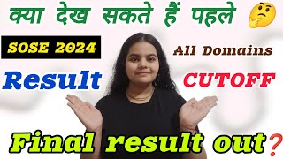 SOSE 2024 class 9 cutoff phle aaegi ya result final result kab aaega information in detail sose [upl. by Gelya]