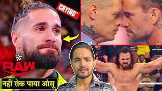 Ro Gya Seth Rollins😢 World Heavyweight Championship CM Punk Cody Rhodes Heat  WWE Raw Highlights [upl. by Etnomal701]