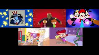 Freakazoid Yakkity Yak Sally Bollywood Animaniacs PINY and Clang Invasion Intro Remix [upl. by Navanod239]