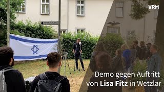 Demonstration gegen Auftritt von Lisa Fitz in Wetzlar [upl. by Ahsiliw]