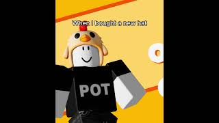 When I bought a new hat Roblox Animation Bang Marcave [upl. by Fruin407]