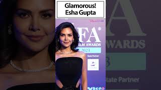 Esha Gupta Turns Up the Heat in a Black Backless Dress  Video [upl. by Eromle347]