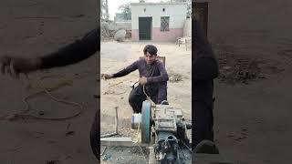 Amazing chair experiment startup 20hp diesel engine experimint shortfeed videos [upl. by Eustatius985]