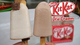 Resep Cara Membuat Es Krim Stik Kit Kat [upl. by Burkhardt]