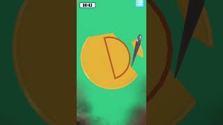 Squid game dalgona candy setengah lingkaran games gaming satisfying gameplay [upl. by Gun]