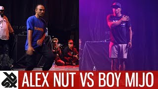 ALEX NUT vs BOY MIJO feat DHARNI amp REEPS ONE  Dance Battle To The Beatbox 2017  FINAL  WBC X FPDC [upl. by Enair]