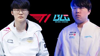 LE GRAND DEBRIEF DE T1 vs BLG  5ème titre pour Faker [upl. by Kilah]