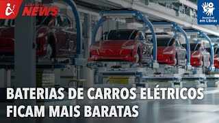 Preço das baterias de carros elétricos deve cair pela metade até 2026 Libras [upl. by Pejsach]