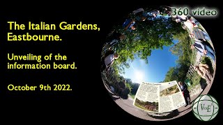 360 video  A Celebration of Eastbournes Italian Gardens at Holywell October 9th 2022 [upl. by Doro]