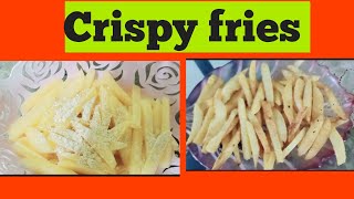 How To Make Crispy French Fries Recipe🍟 Super Crispy And Coated French FriesMy World [upl. by Ecnal451]