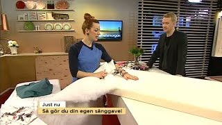 Så bygger du en sänggavel  Nyhetsmorgon TV4 [upl. by Aiderfla186]