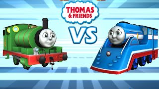 El tren thomas en español  Percy contra Thomas aerodinámico Completo Latino [upl. by Nodnal677]