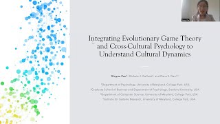 Integrating Evolutionary Game Theory and CrossCultural Psychology by Xinyue Pan  IACCP 2022 [upl. by Stanislaw]