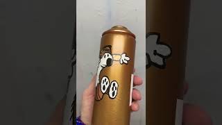 Spray can art with copper leaf painting art artist artshorts artchallenge shorts [upl. by Samella]