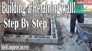 How to Build a Retaining wall Easy Guide DIY [upl. by Kwapong]