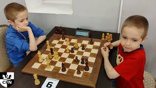 Tweedledum 1456 vs Tweedledee 1249 Chess Fight Night CFN Blitz [upl. by Lacefield126]