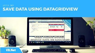 VBNet  Save Data Using Datagridview And Not Using TextBox [upl. by Wojcik920]